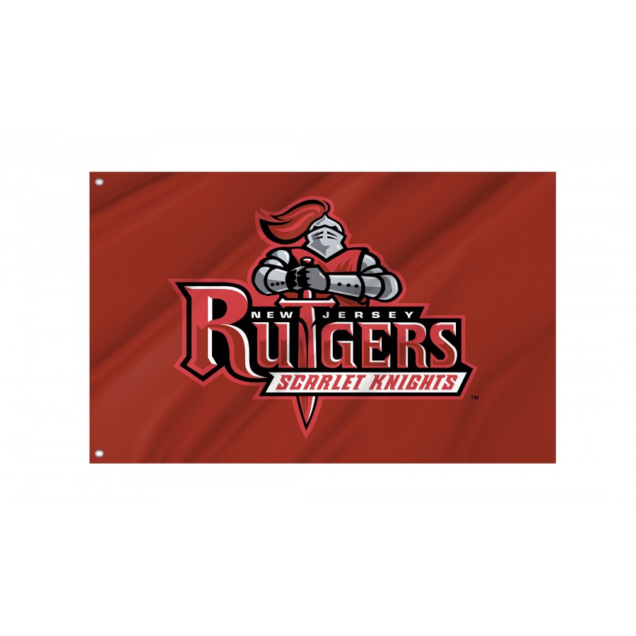 Flag of Rutgers Scarlet Knights, Unique Design Print, Flags for Indoor & Outdoor Use