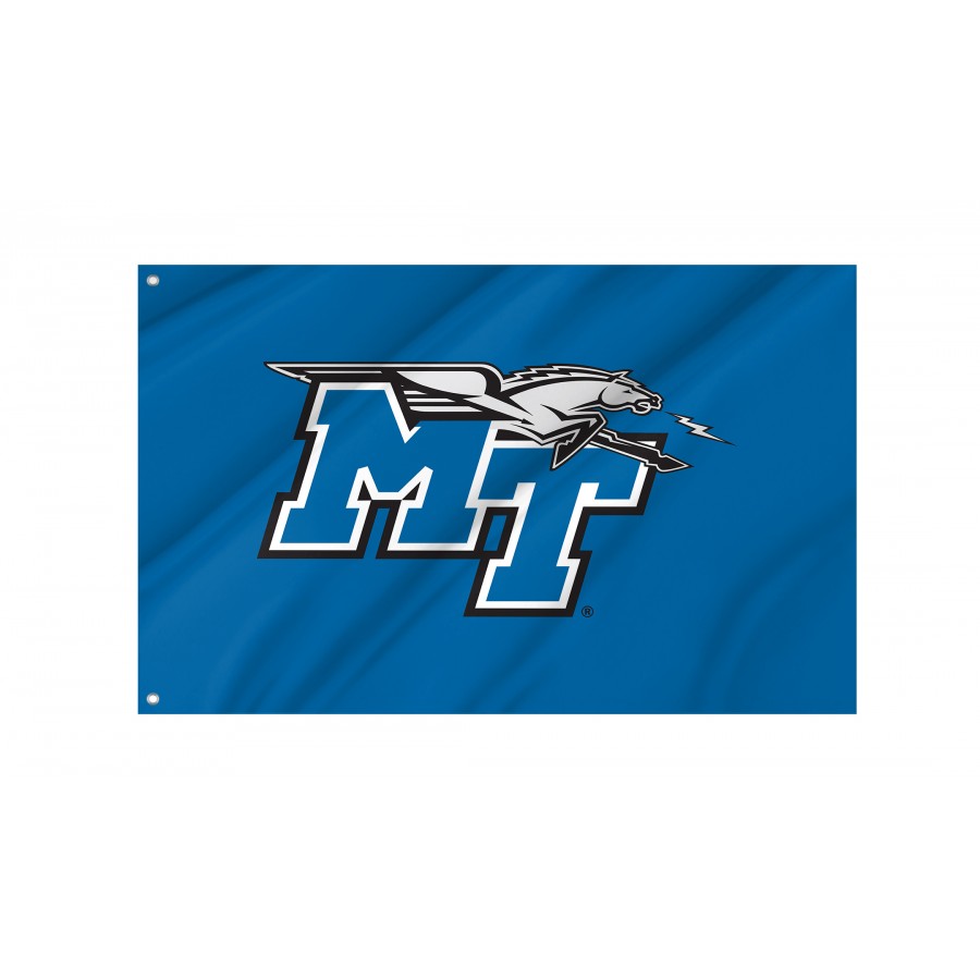 Flag of Middle Tennessee Blue Raiders, Unique Design Print, Flags for Indoor & Outdoor Use