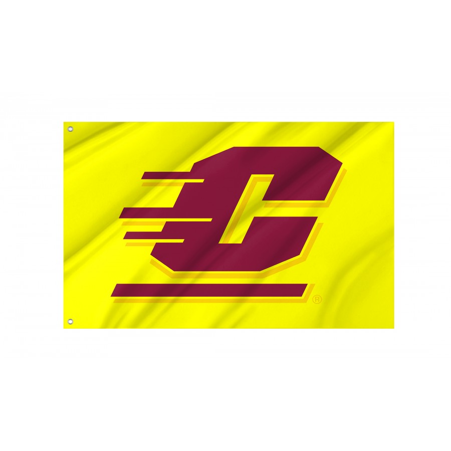 Flag of Central Michigan Chippewas, Unique Design Print, Flags for Indoor & Outdoor Use
