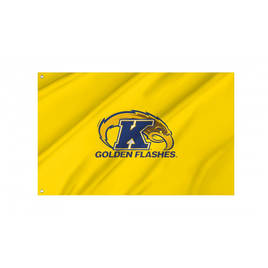 Flag of Kent State Golden Flashes, Unique Design Print, Flags for Indoor & Outdoor Use