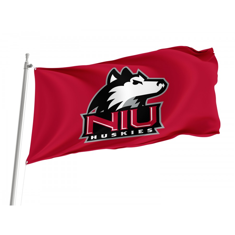 Flag of Northern Illinois Huskies, Unique Design Print, Flags for Indoor & Outdoor Use