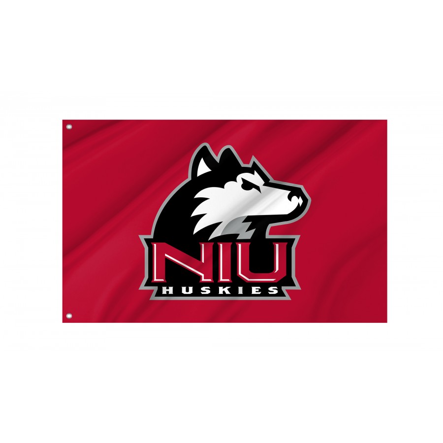 Flag of Northern Illinois Huskies, Unique Design Print, Flags for Indoor & Outdoor Use