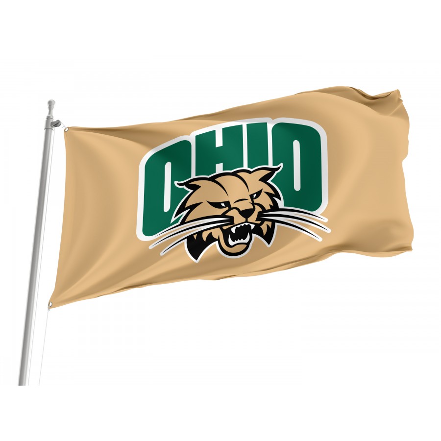 Flag of Ohio Bobcats, Unique Design Print, Flags for Indoor & Outdoor Use