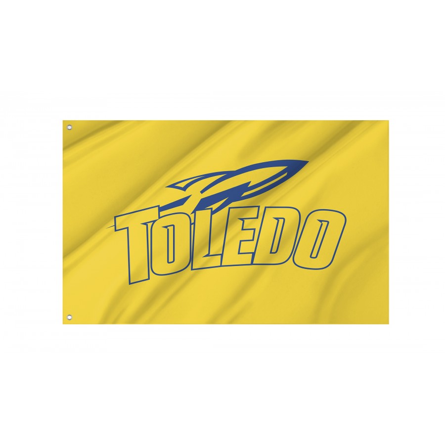 Flag of Toledo Rockets, Unique Design Print, Flags for Indoor & Outdoor Use