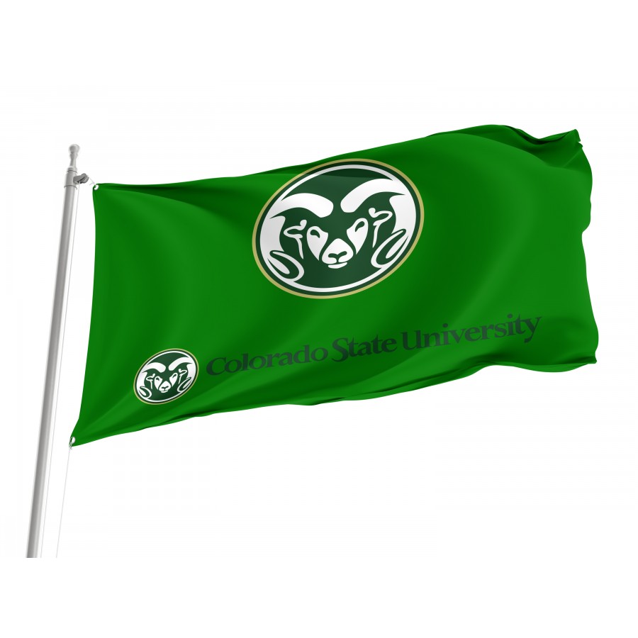 Flag of Colorado State Rams, Unique Design Print, Flags for Indoor & Outdoor Use