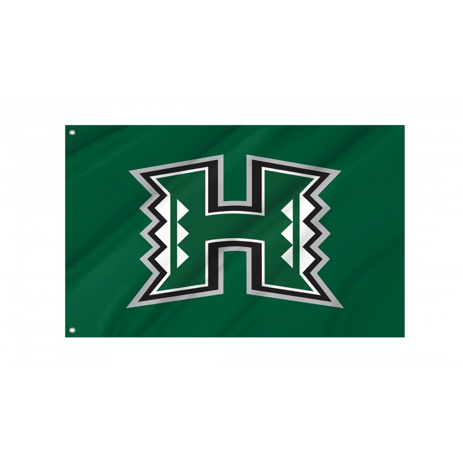 Flag of Hawai'i Rainbow Warriors, Unique Design Print, Flags for Indoor & Outdoor Use
