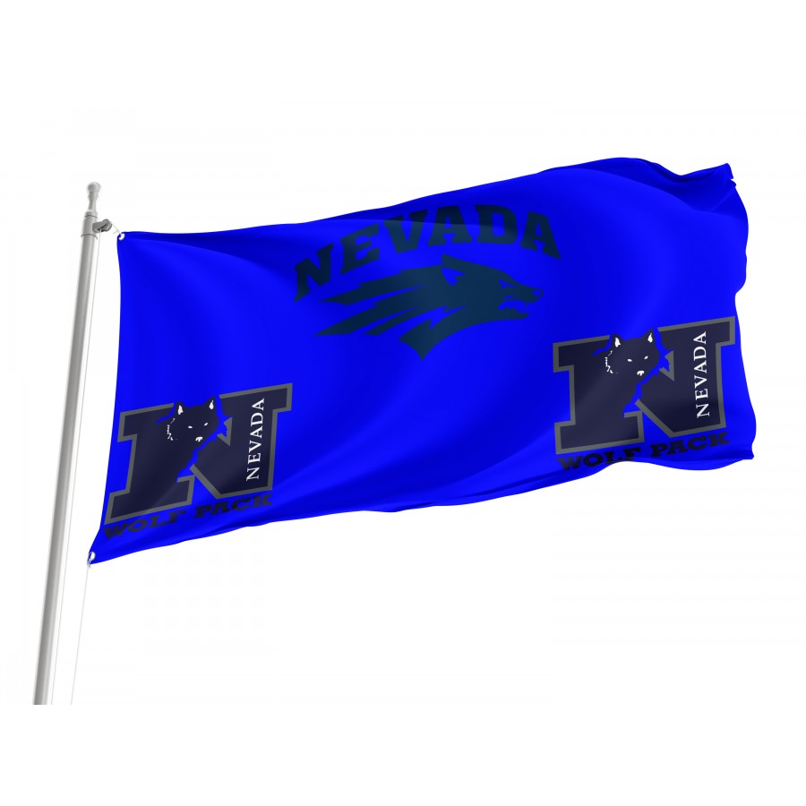 Flag of Nevada Wolf Pack, Unique Design Print, Flags for Indoor & Outdoor Use