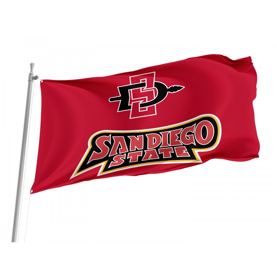 Flag of San Diego State Aztecs, Unique Design Print, Flags for Indoor & Outdoor Use