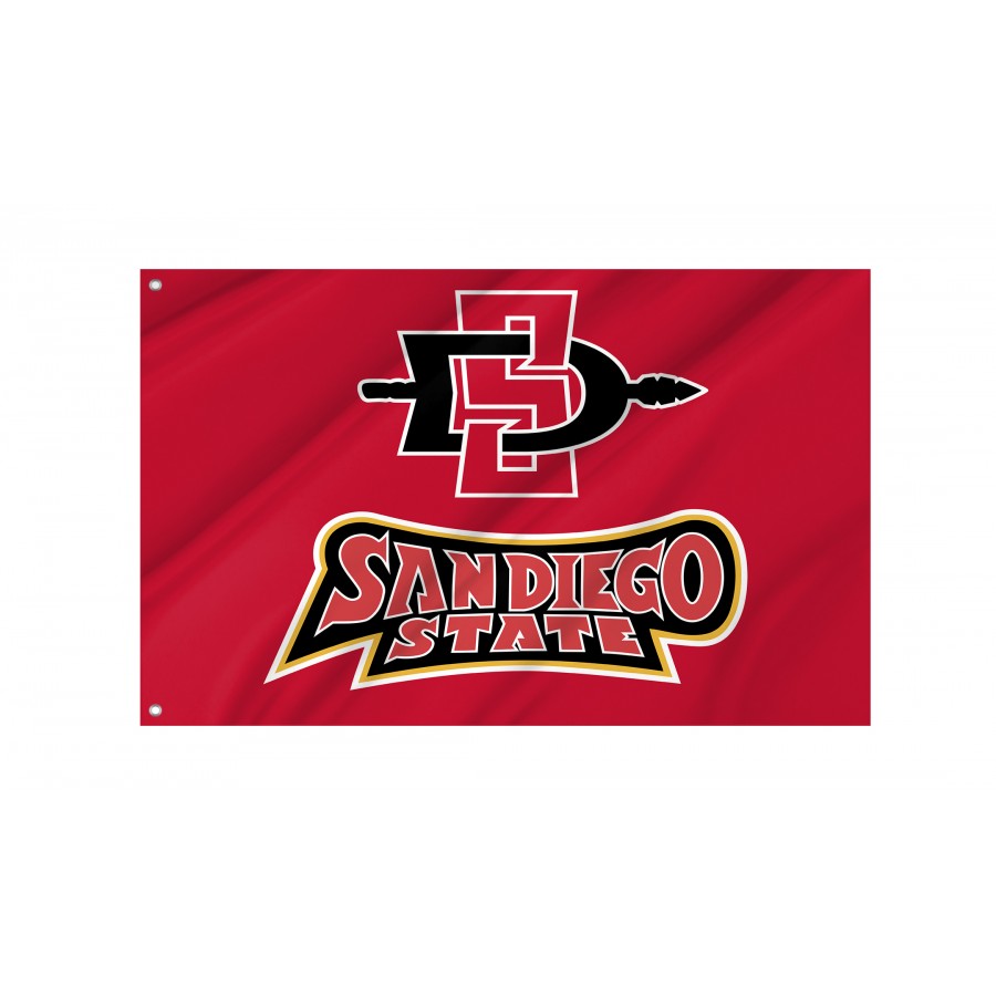Flag of San Diego State Aztecs, Unique Design Print, Flags for Indoor & Outdoor Use
