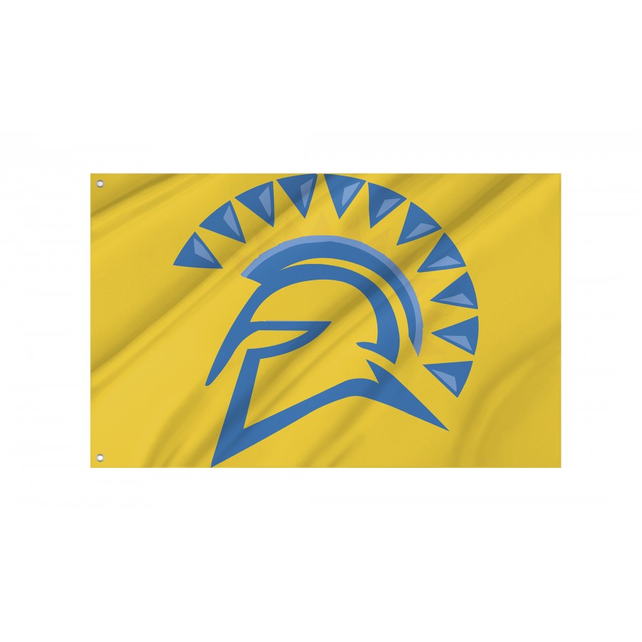 Flag of San José State Spartans, Unique Design Print, Flags for Indoor & Outdoor Use