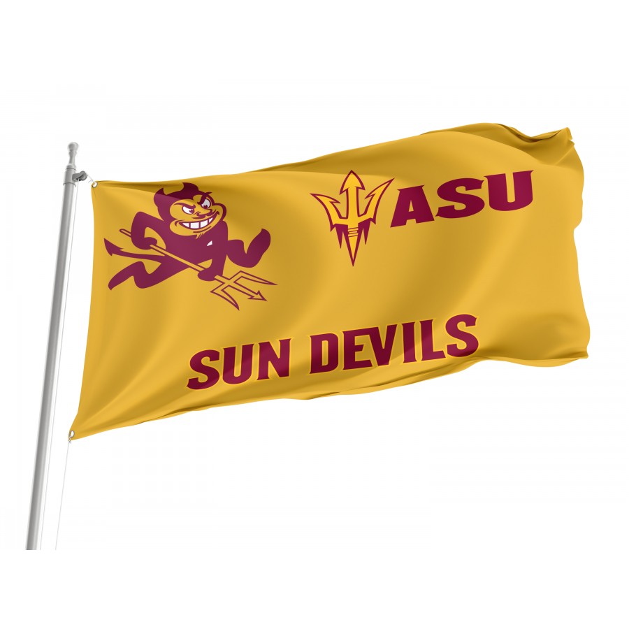Flag of Arizona State Sun Devils, Unique Design Print, Flags for Indoor & Outdoor Use