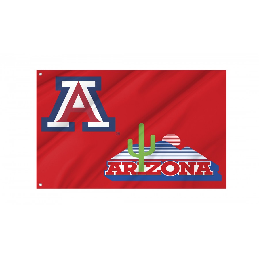 Flag of Arizona Wildcats, Unique Design Print, Flags for Indoor & Outdoor Use