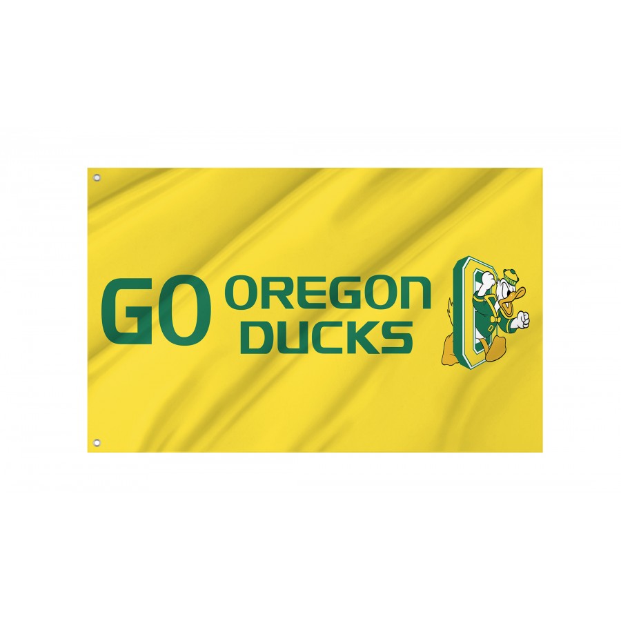 Flag of Oregon Ducks, Unique Design Print, Flags for Indoor & Outdoor Use