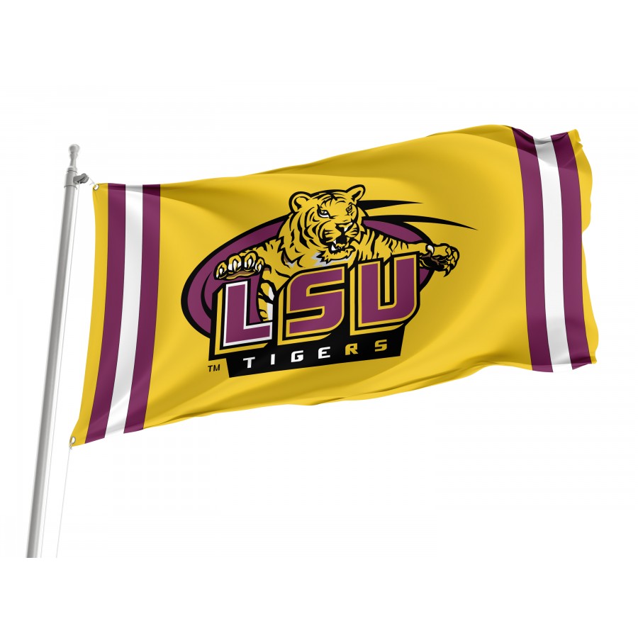 Flag of LSU Tigers, Unique Design Print, Flags for Indoor & Outdoor Use