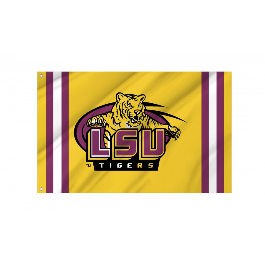 Flag of LSU Tigers, Unique Design Print, Flags for Indoor & Outdoor Use
