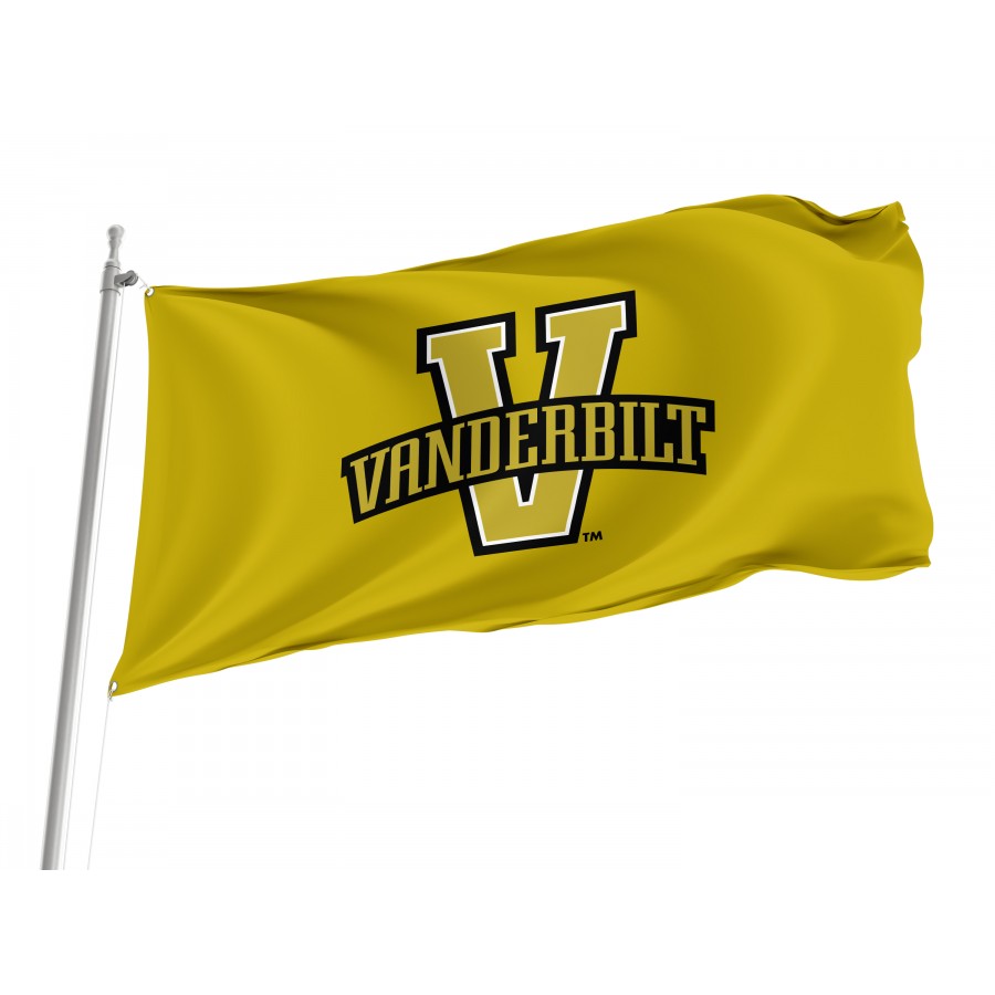 Flag of Vanderbilt Commodores, Unique Design Print, Flags for Indoor & Outdoor Use