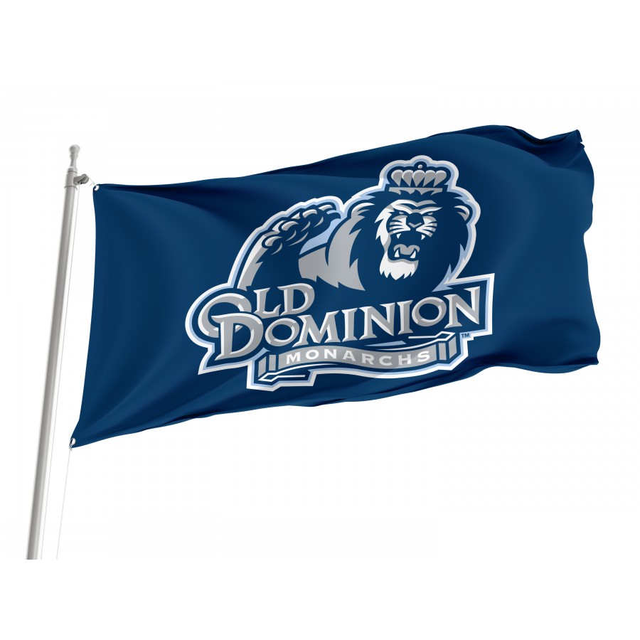 Flag of Old Dominion Monarchs, Unique Design Print, Flags for Indoor & Outdoor Use