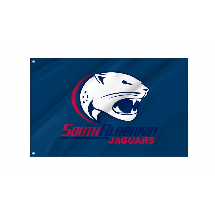 Flag of South Alabama Jaguars, Unique Design Print, Flags for Indoor & Outdoor Use