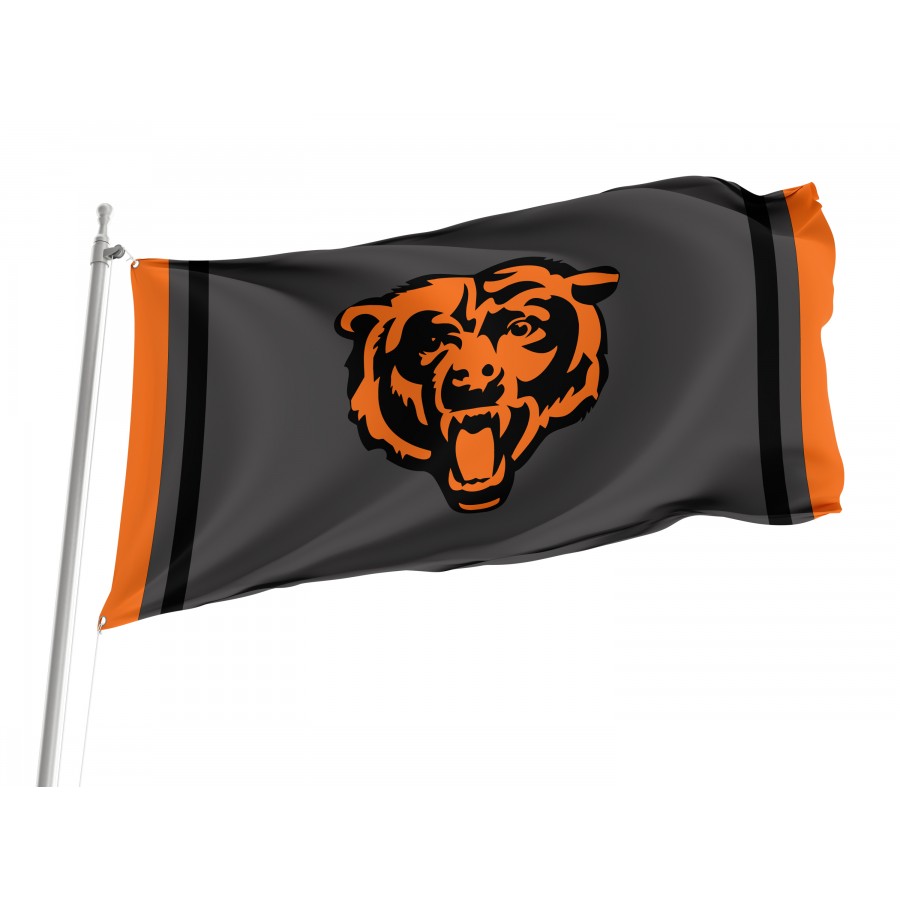 Chicago Bears Blackout Sideline Flag, CHBS