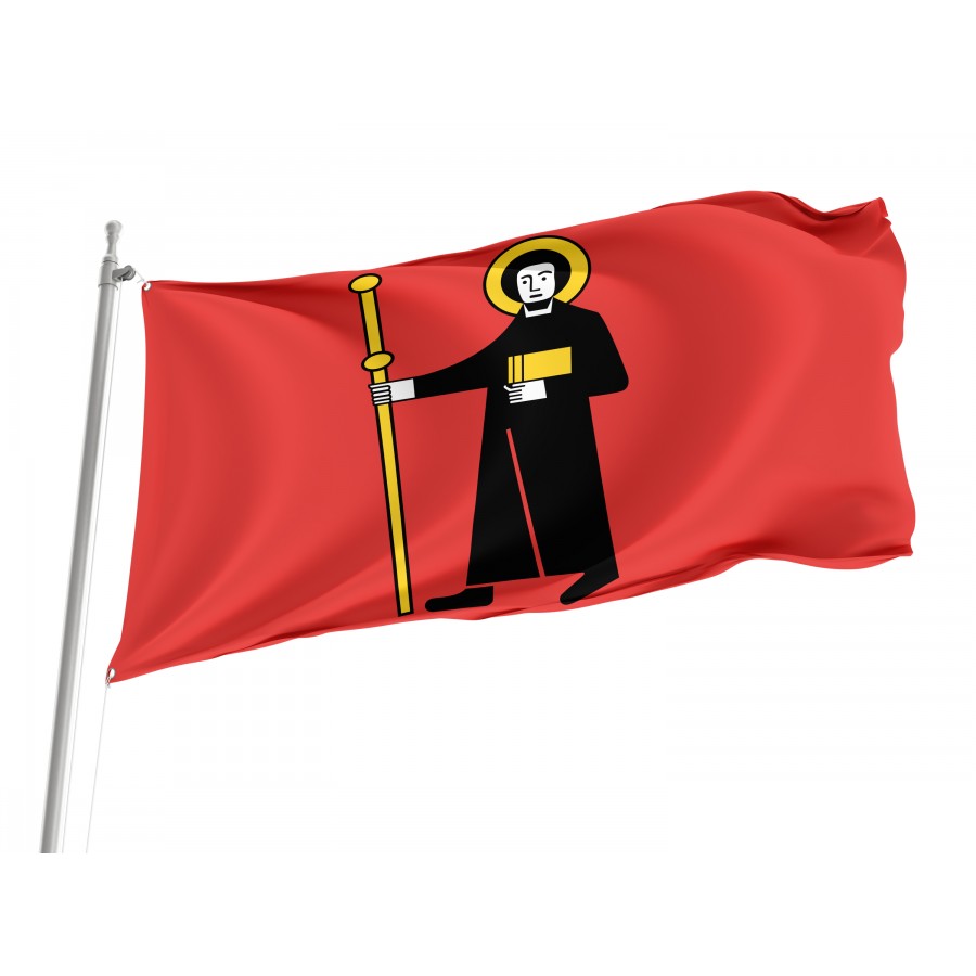 Flag Canton of Glarus, Patriotic Flags, Unique Design Print, Flags for Indoor & Outdoor Use, CHE--9