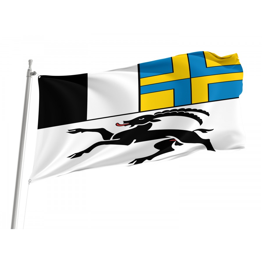 Flag of Canton of Graubünden, Patriotic Flags, Unique Design Print, Flags for Indoor & Outdoor Use