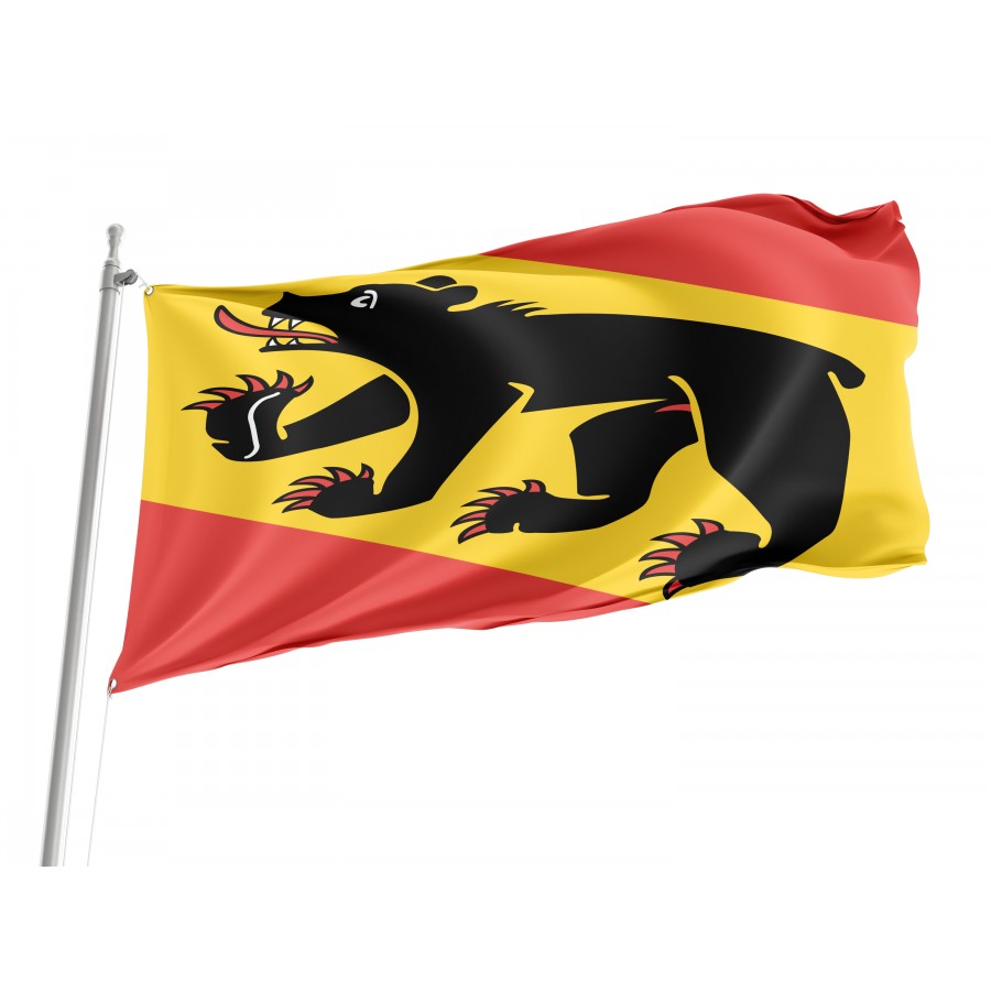 Flag of Bern, Patriotic Flags, Unique Design Print, Flags for Indoor & Outdoor Use, CHE--2