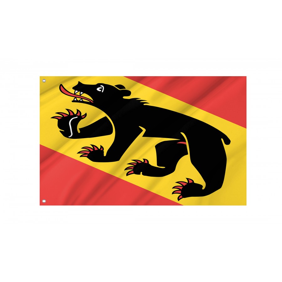 Flag of Bern, Patriotic Flags, Unique Design Print, Flags for Indoor & Outdoor Use, CHE--2