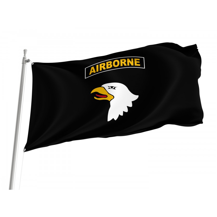 101St Airborne Division Black Flag, Patriotic Flags, Unique Design Print, Flags For Indoor & Outdoor Use - High Quality United States for Indoor and Outdoor Use