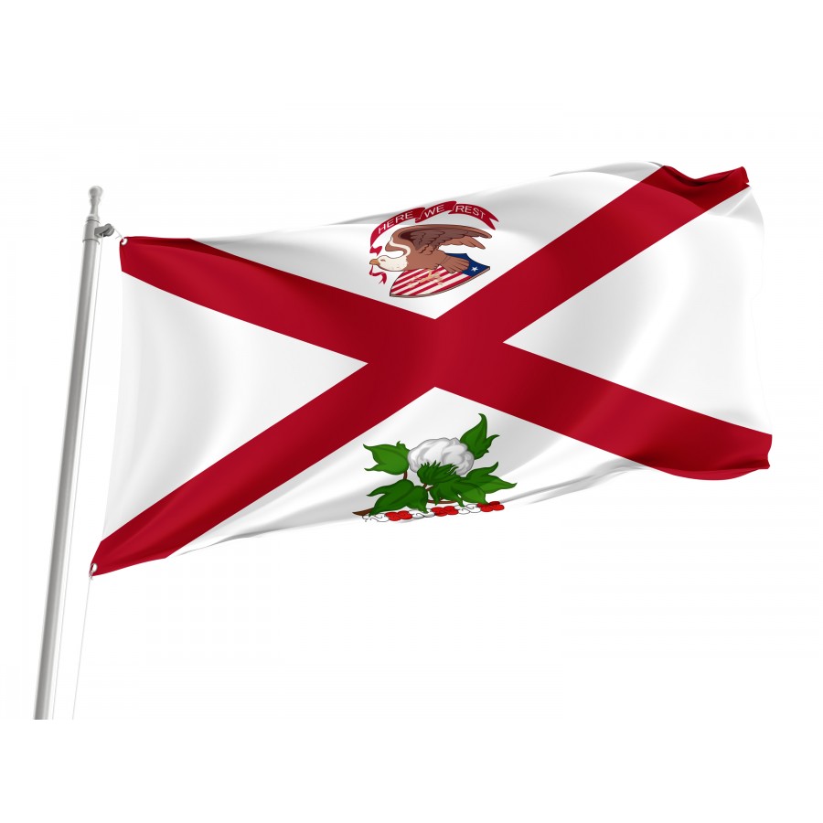 Flag Governor of Alabama 1868-1939, Patriotic Flags, Unique Design Print, Flags for Indoor & Outdoor Use