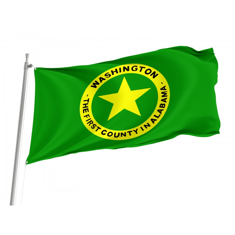 Flag of Washington County, Alabama, Patriotic Flags, Unique Design Print, Flags for Indoor & Outdoor Use