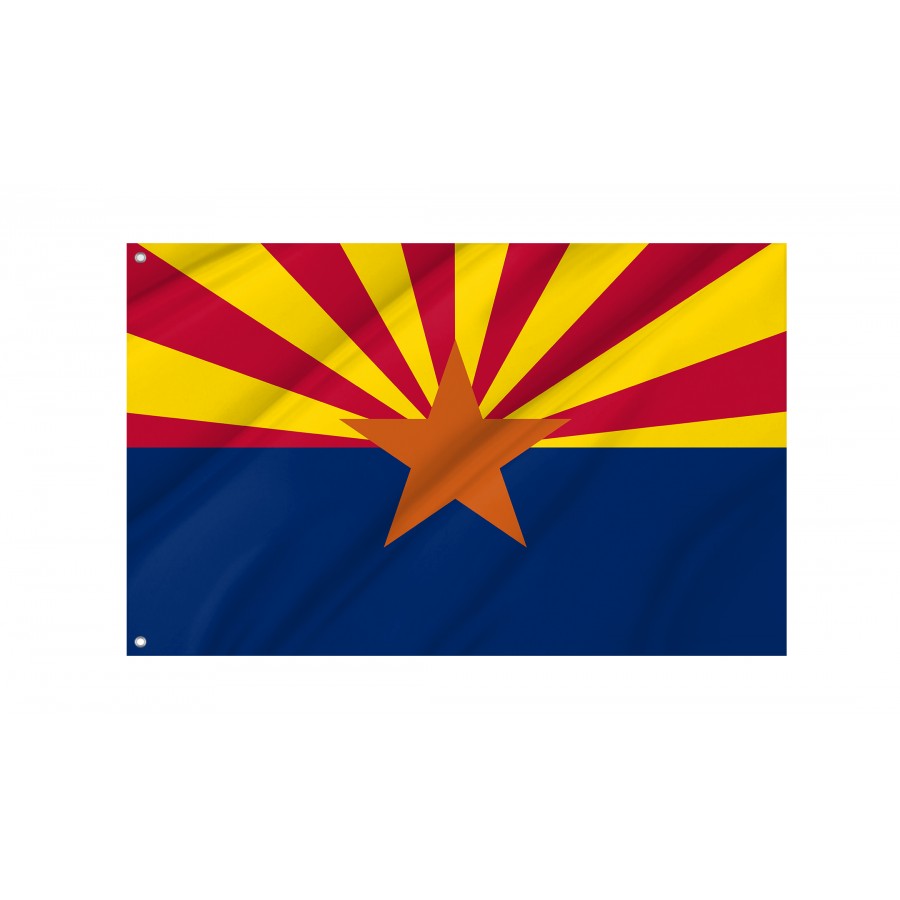 Flag of Arizona State, Patriotic Flags, Unique Design Print, Flags for Indoor & Outdoor Use