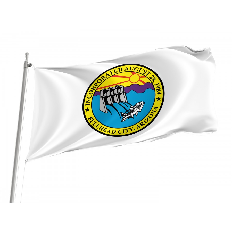 Flag of Bullhead City, Arizona, Patriotic Flags, Unique Design Print, Flags for Indoor & Outdoor Use