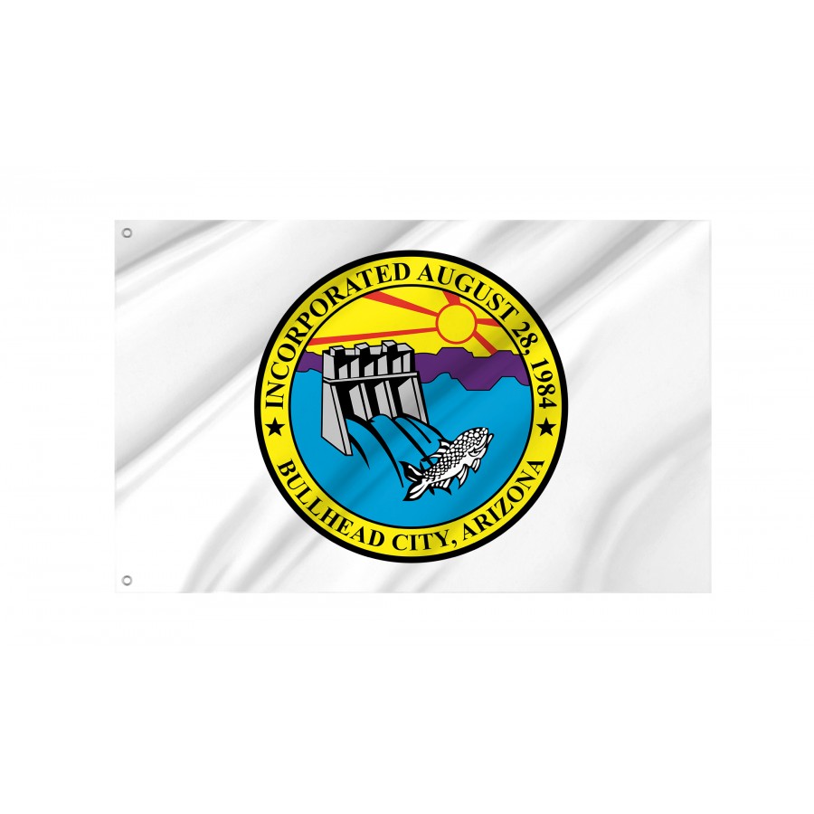 Flag of Bullhead City, Arizona, Patriotic Flags, Unique Design Print, Flags for Indoor & Outdoor Use