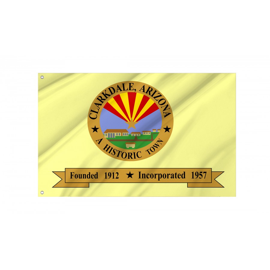 Flag of Clarkdale, Arizona, Patriotic Flags, Unique Design Print, Flags for Indoor & Outdoor Use