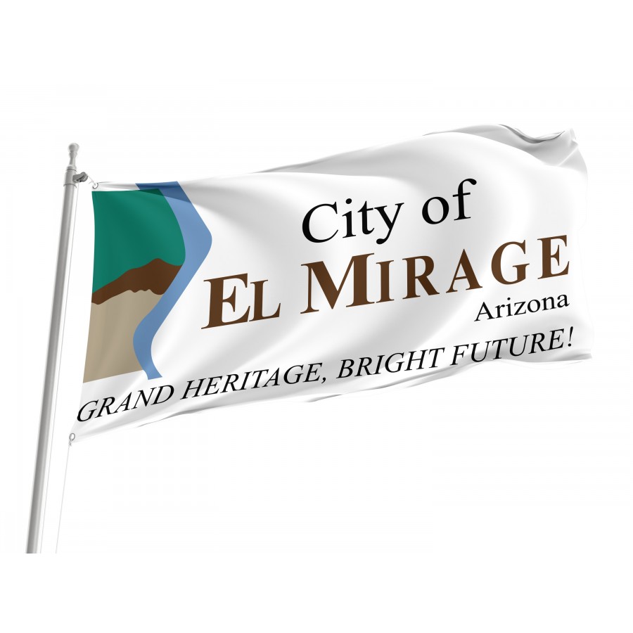 Flag of El Mirage, Arizona, Patriotic Flags, Unique Design Print, Flags for Indoor & Outdoor Use