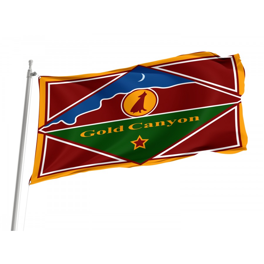 Flag of Gold Canyon, Arizona, Patriotic Flags, Unique Design Print, Flags for Indoor & Outdoor Use