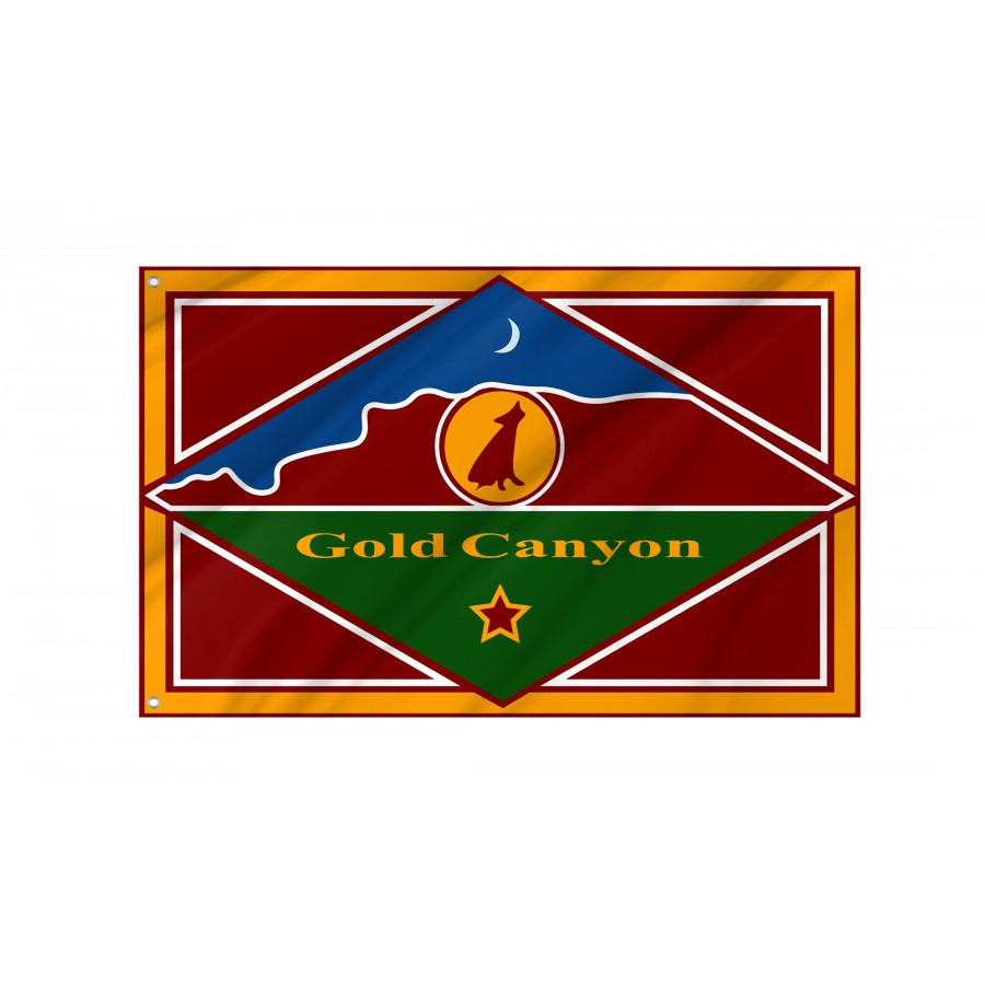 Flag of Gold Canyon, Arizona, Patriotic Flags, Unique Design Print, Flags for Indoor & Outdoor Use