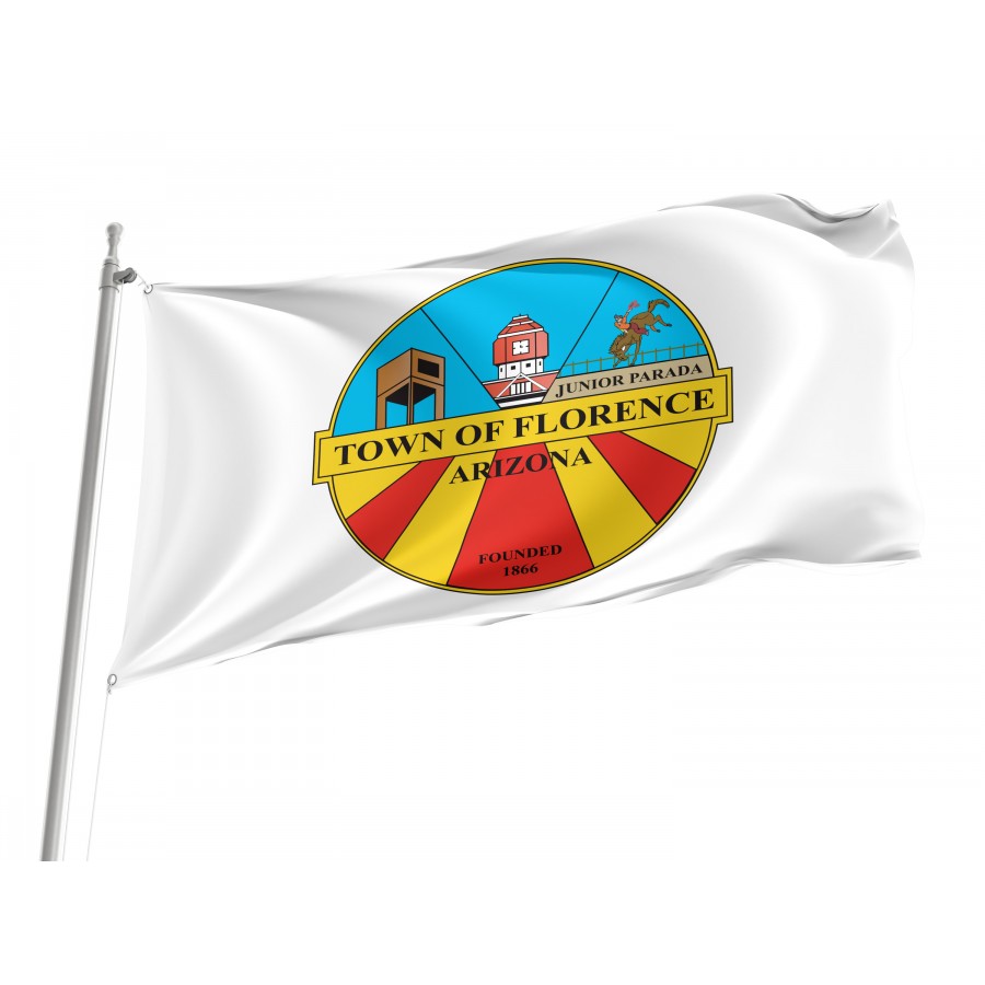 Flag of Florence, Arizona, Patriotic Flags, Unique Design Print, Flags for Indoor & Outdoor Use