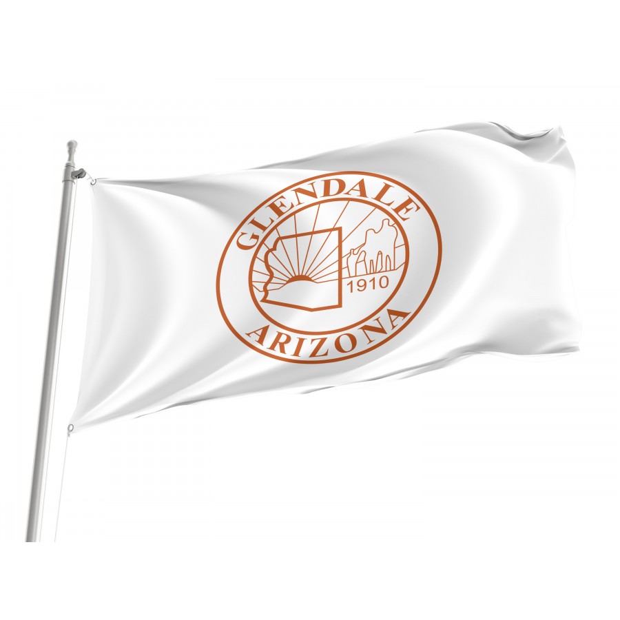Former Flag of Glendale, Arizona, Patriotic Flags, Unique Design Print, Flags for Indoor & Outdoor Use