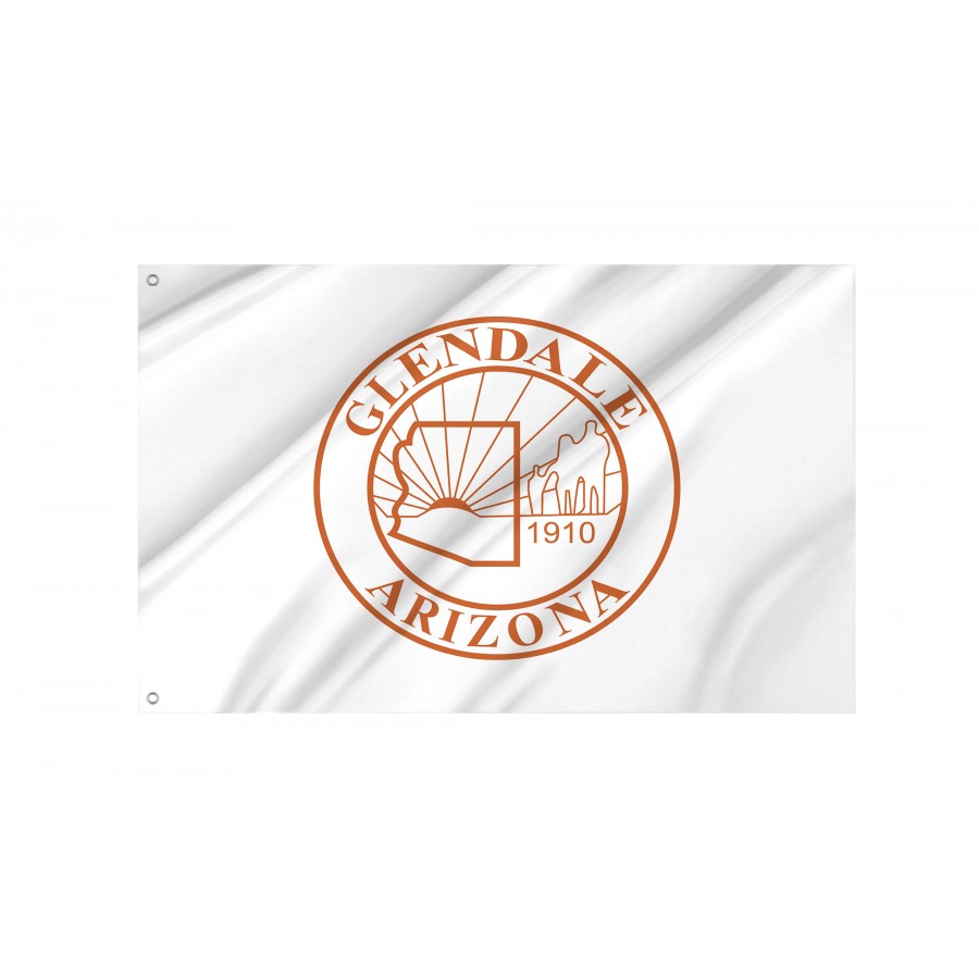 Former Flag of Glendale, Arizona, Patriotic Flags, Unique Design Print, Flags for Indoor & Outdoor Use