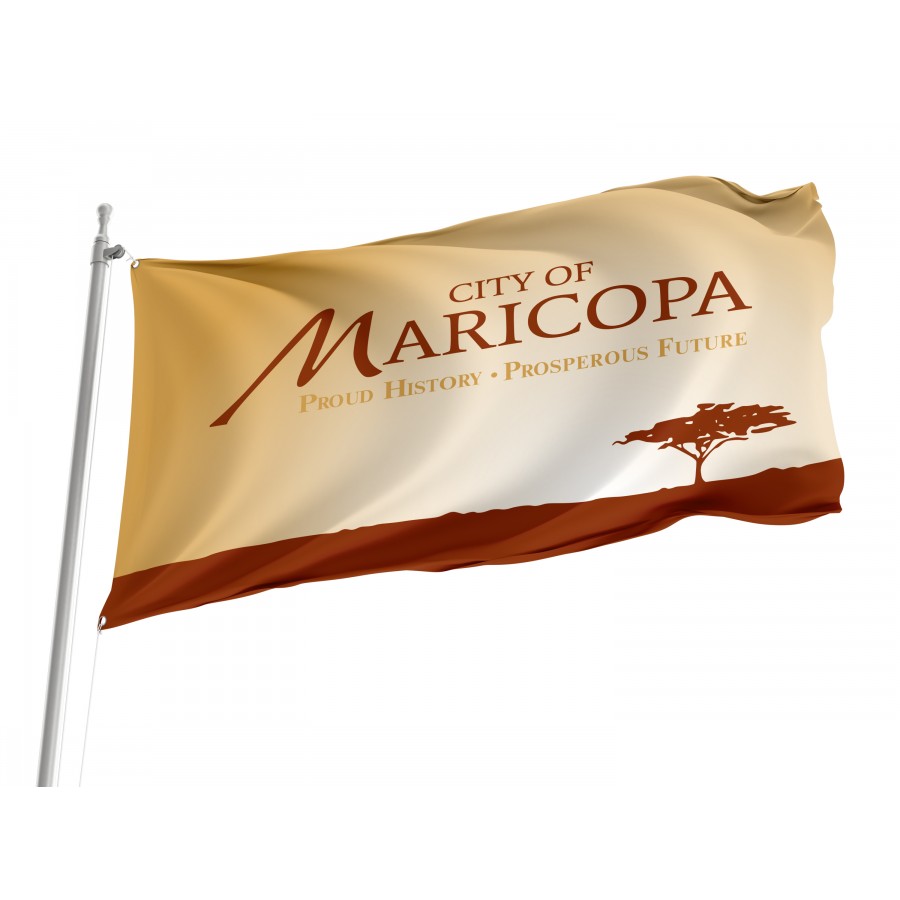 Flag of Maricopa, Arizona 2008-2017, Patriotic Flags, Unique Design Print, Flags for Indoor & Outdoor Use