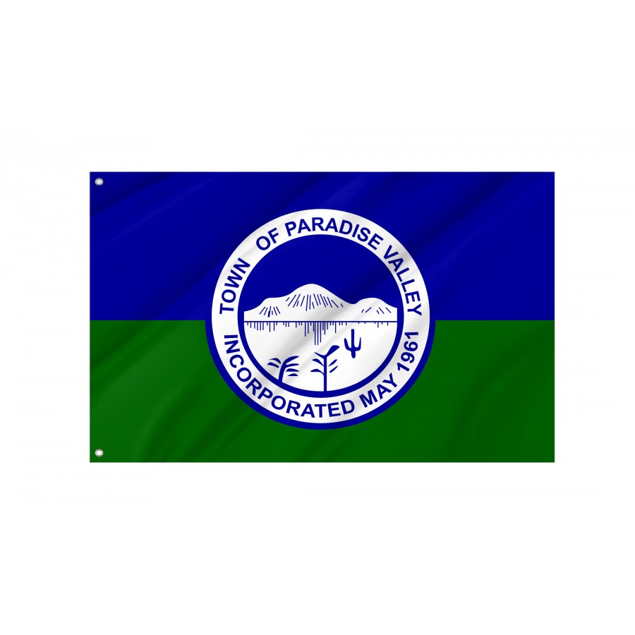 Flag of Paradise Valley, Arizona, Patriotic Flags, Unique Design Print, Flags for Indoor & Outdoor Use