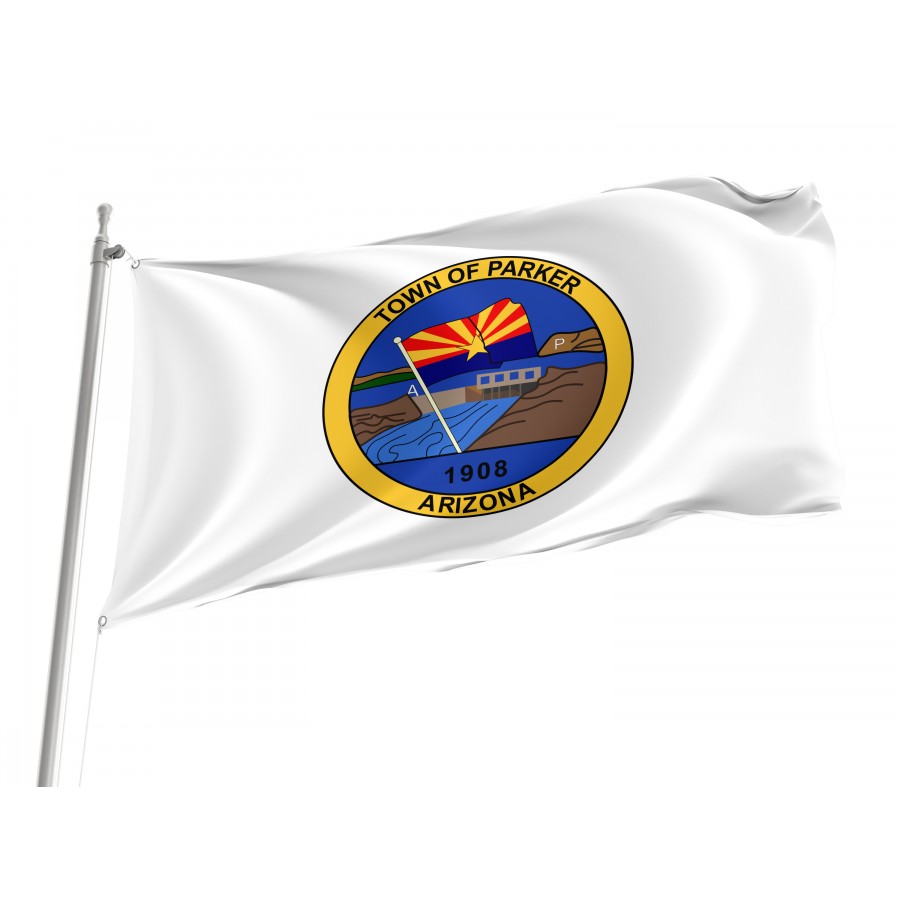 Flag of Parker, Arizona, Patriotic Flags, Unique Design Print, Flags for Indoor & Outdoor Use