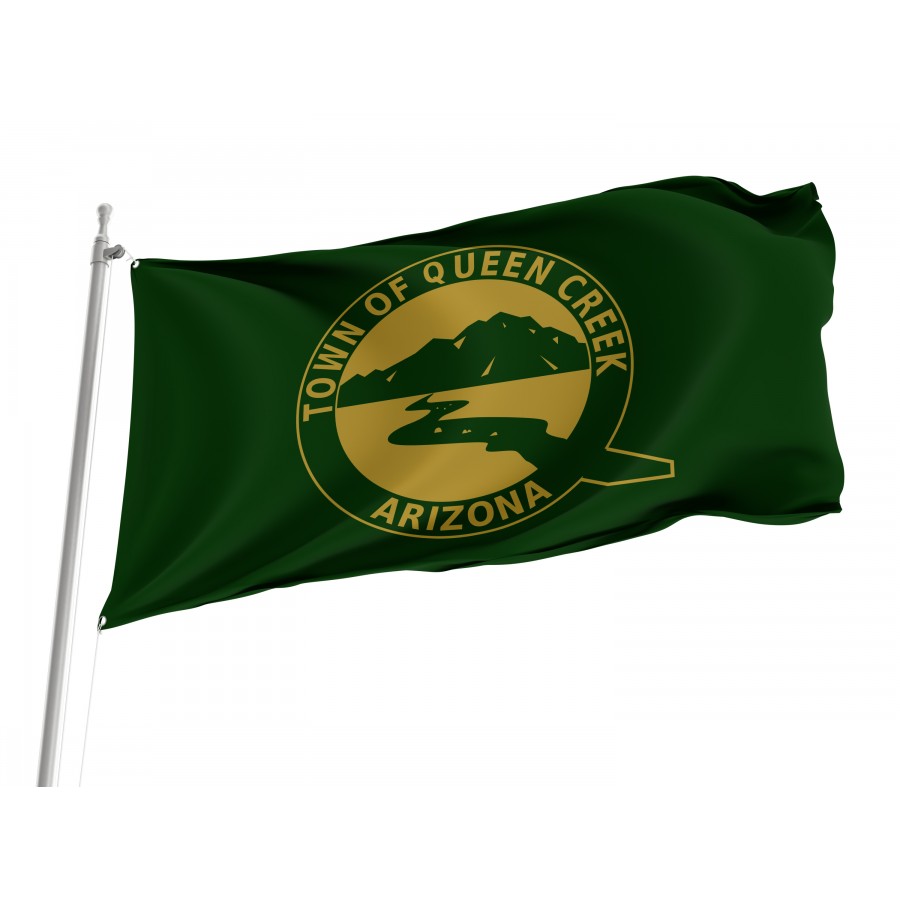 Flag of Queen Creek, Arizona, Patriotic Flags, Unique Design Print, Flags for Indoor & Outdoor Use