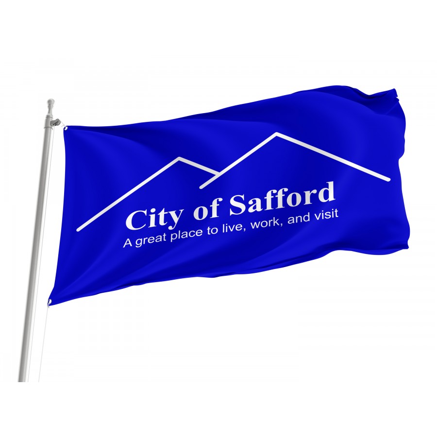 Flag of Safford, Arizona, Patriotic Flags, Unique Design Print, Flags for Indoor & Outdoor Use
