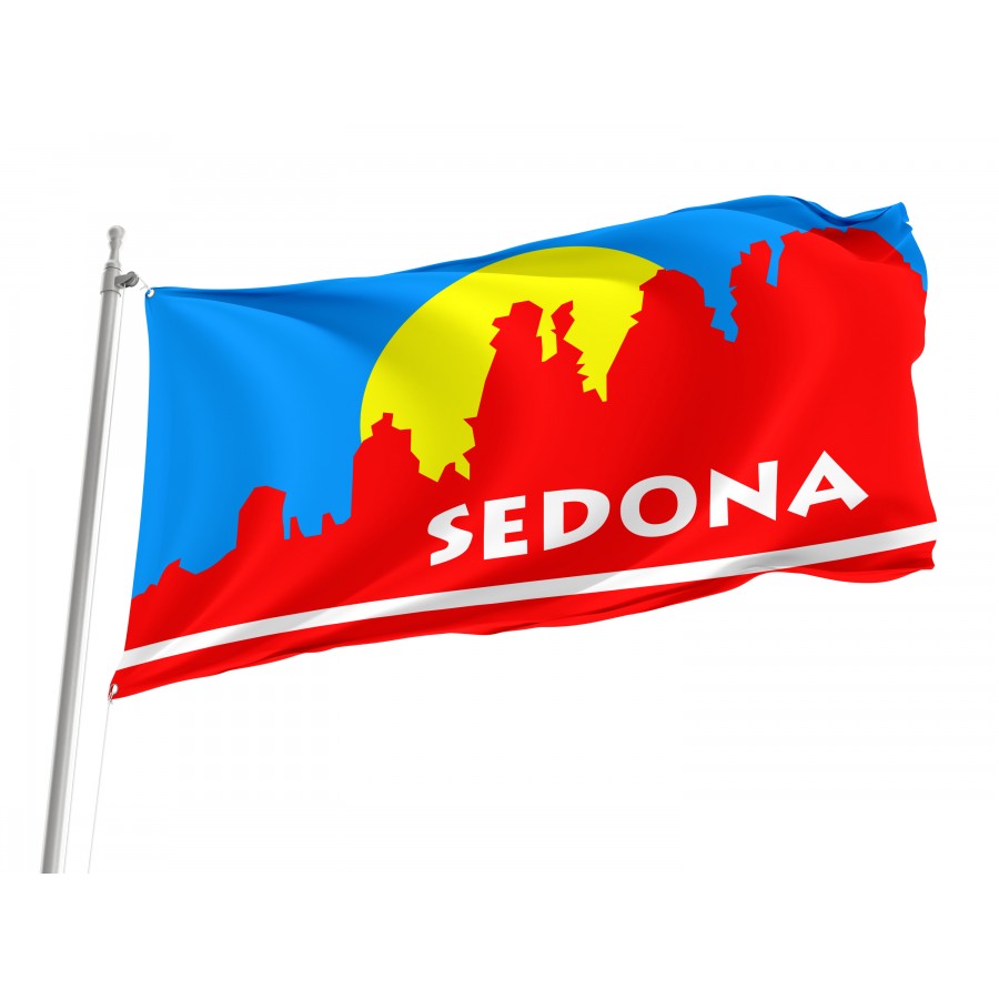 Flag of Sedona, Arizona, Patriotic Flags, Unique Design Print, Flags for Indoor & Outdoor Use