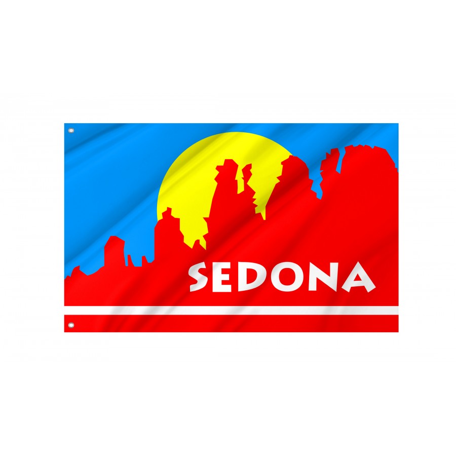 Flag of Sedona, Arizona, Patriotic Flags, Unique Design Print, Flags for Indoor & Outdoor Use