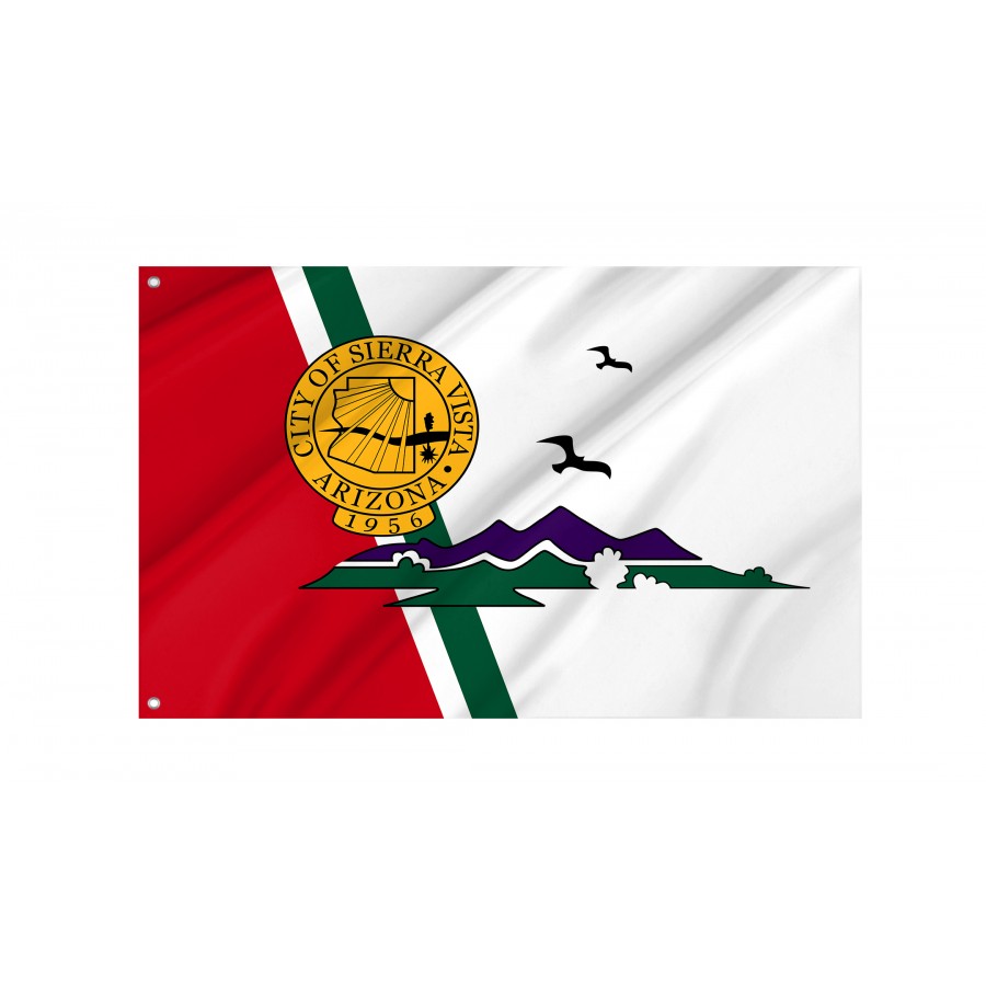 Flag of Sierra Vista, Arizona, Patriotic Flags, Unique Design Print, Flags for Indoor & Outdoor Use