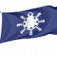 Snowflake Flag for Indoor & Outdoor Use - Imagine 1