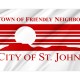 City of St. Johns Flag for Indoor & Outdoor Use - Imagine 2